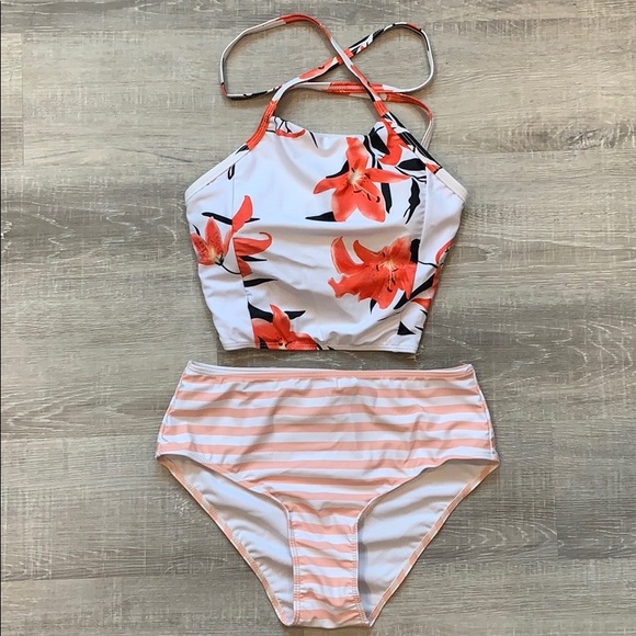 Floral tie back bikini - Picture 3 of 9